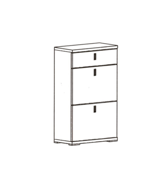 Vido Schuhklappenschrank Typ 311 Vido Schuhklappenschrank Typ 311
