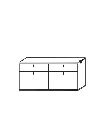 Vado Schuhklappenschrank Typ 222 - hängend Vado Schuhklappenschrank Typ 222 - hängend
