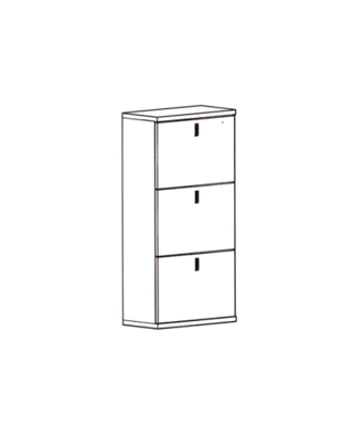 Vido Schuhklappenschrank Typ 310 Vido Schuhklappenschrank Typ 310