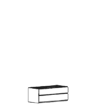 Carat Dielenschrank Typ 842 - hängend - Granit Carat Dielenschrank Typ 842 - hängend - Granit