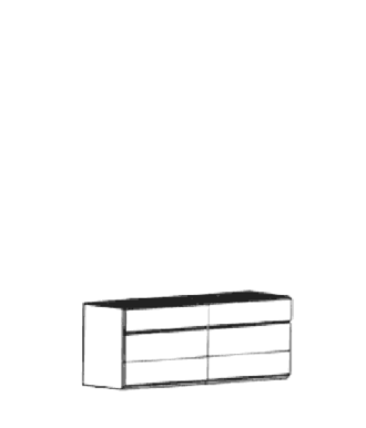 Carat Dielenschrank Typ 847 - hängend - Granit Carat Dielenschrank Typ 847 - hängend - Granit