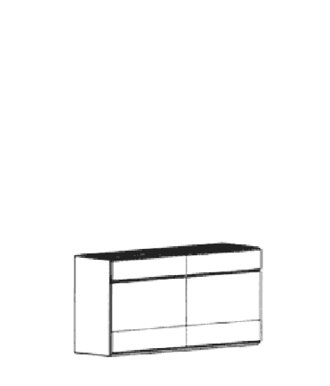Carat Dielenschrank Typ 867 - hängend - Granit Carat Dielenschrank Typ 867 - hängend - Granit