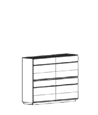 Carat Dielenschrank Typ 844 - Granit Carat Dielenschrank Typ 844 - Granit