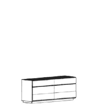 Carat Dielenschrank Typ 846 - Granit Carat Dielenschrank Typ 846 - Granit