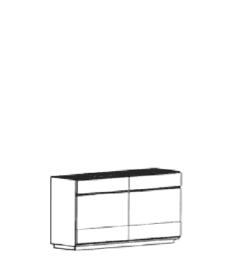 Carat Dielenschrank Typ 866 - Granit Carat Dielenschrank Typ 866 - Granit