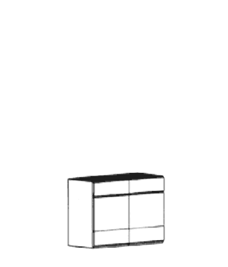 Carat Dielenschrank Typ 887 B - hängend - Granit Carat Dielenschrank Typ 887 B - hängend - Granit