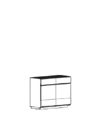 Carat Dielenschrank Typ 886 B - Granit Carat Dielenschrank Typ 886 B - Granit