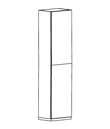 Cade Mehrzweckschrank Typ 110 L - Granit Cade Mehrzweckschrank Typ 110 L - Granit
